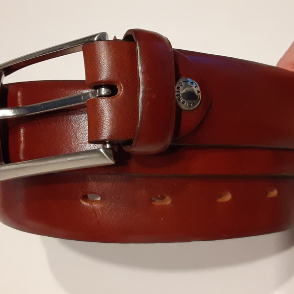 Valentino VIP Brown Leather Belt - Picture 2 of 7